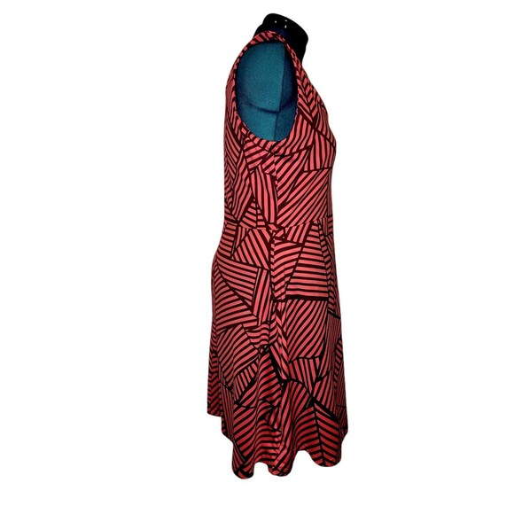Title Nine Dress Size XL Sleeveless Geometric Pink Purple Athletic Dream… - Picture 4 of 6